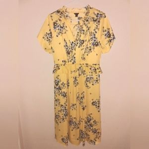 Ann Taylor Sz.6P Yellow summer Dress